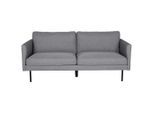 Livetastic , Grau, Schwarz , Textil , 180x78x80 cm , Wohnzimmer, Sofas & Couches, Sofas, 2er Sofas