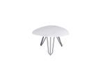 Gardenson , Grau, Weiß , Metall , Freiform , 68x39x68 cm , Gartenmöbel, Gartentische, Loungetische & Beistelltische Outdoor