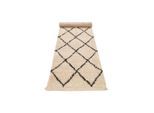 Wecon Home , Beige , Textil , Boho , rechteckig , 80x230 cm , Textiles Vertrauen - Oeko-Tex® , für Fußbodenheizung geeignet, in verschiedenen Größen erhältlich, pflegeleicht , Teppiche & Böden, Teppichläufer & Vorleger