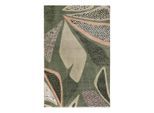 Esprit , Grün , Textil , Floral , rechteckig , 120x170 cm , Textiles Vertrauen - Oeko-Tex® , für Fußbodenheizung geeignet, in verschiedenen Größen erhältlich, Fasern thermofixiert (heatset), pflegeleicht , Teppiche & Böden, Teppiche, Webteppiche