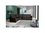 Livetastic , Braun , Leder , Echtleder , Rindleder , Buche , 299x299 cm , Made in EU , Lederauswahl, Rücken echt , Wohnzimmer, Sofas & Couches, Sofas, Ledersofas