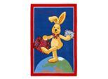 Möbelix , Blau , Textil , Tier , rechteckig , 150x220 cm , Textiles Vertrauen - Oeko-Tex® , für Fußbodenheizung geeignet , Teppiche & Böden, Teppiche, Kinderteppiche