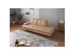 Sit & More , Cappuccino , Leder , Echtleder , Nappaleder , 231x90x122 cm , Goldenes M, Made in Europe, DGM-Klimapakt , Rücken echt, Armteil links , Wohnzimmer, Sofas & Couches, Relaxliegen & Récamièren, Récamièren & Ottomanen