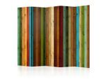 artgeist , Mehrfarbig , Holz, Textil , Kiefer , massiv , Holz , 225x172x3 cm , Motiv auf Vorderseite ,