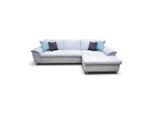 Mid.you , Pastellblau , Textil , Eiche , Uni , Ottomane rechts, L-Form , 281x170 cm , Made in EU, FSC MIX , Rücken echt ,