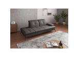 Sit & More , Anthrazit , Leder , Echtleder , Nappaleder , 231x90x122 cm , Goldenes M, Made in Europe, DGM-Klimapakt , Rücken echt, Armteil rechts , Wohnzimmer, Sofas & Couches, Relaxliegen & Récamièren, Récamièren & Ottomanen