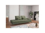 Sit & More , Olivgrün , Textil , 231x90x122 cm , Goldenes M, Oeko-Tex® Standard 100, Made in Europe, DGM-Klimapakt , Rücken echt, Armteil rechts , Wohnzimmer, Sofas & Couches, Relaxliegen & Récamièren, Récamièren & Ottomanen