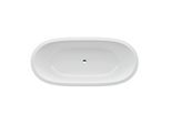 LAUFEN ALESSI ONE Oval-Badewanne 2459710000001 178 x 82cm, weiss, Einbauversion, ohne Beleuchtung