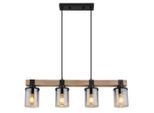 Globo , Grau, Schwarz, Dunkelbraun , Holz, Metall, Kunststoff, Glas , 10x133x73 cm , CE ,