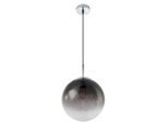 Globo , Grau, Chromfarben , Metall, Glas , 120 cm , Beleuchtung, Innenleuchten, Hängeleuchten