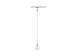 Paulmann , Opal, Chromfarben , Metall, Glas , rund , 14x140x14 cm , Beleuchtung, Innenleuchten, Schienensysteme