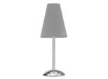 Möbelix , Grau, Chromfarben , Metall , 20x54x20 cm , Beleuchtung, Innenleuchten, Tischlampen, Tischlampen