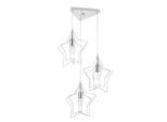 Möbelix , Chromfarben , Metall , 120 cm , Beleuchtung, Innenleuchten, Hängeleuchten, Kinderzimmer Hängeleuchten