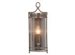 Elstead Lighting , Dunkelbraun , Metall, Glas , 15x41x10 cm , Grüner Punkt, RoHS , Beleuchtung, Innenleuchten, Wandleuchten, Wandleuchten
