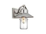 Elstead Lighting , Grau, Edelstahlfarben , Kunststoff, Glas , 26.7x32.8x31.1 cm , RoHS ,