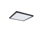 Paulmann , Schwarz , Kunststoff , rechteckig , 29.3x29.3 cm , Beleuchtung, Innenleuchten, Deckenleuchten, LED-Panels