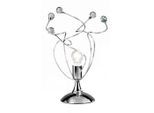 Möbelix , Chromfarben , Metall , 45 cm , Beleuchtung, Innenleuchten, Tischlampen