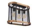 Globo , Schwarz, Dunkelbraun , Holz, Metall , 20x38x45 cm , CE ,