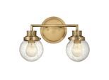 Elstead Lighting , Messingfarben , Metall, Glas , 25x18.3x37.3 cm , RoHS ,