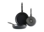 GreenPan , Schwarz , Metall, Kunststoff , 0 l , rund , Kochen & Essen, Pfannen, Pfannensets