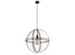 Globo , Schwarz , Metall , 120 cm , höhenverstellbar , Beleuchtung, Innenleuchten, Hängeleuchten