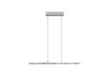 Trio Leuchten , Weiß, Nickelfarben , Metall, Kunststoff , 9x200x109 cm , getrennt schaltbar, Farben fixierbar ,