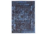 Musterring , Blau, Grau , Textil , Uni , rechteckig , 70x140 cm , in verschiedenen Größen erhältlich ,