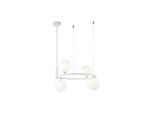 Maytoni , Weiß , Metall, Glas , Kugel , 28 cm , CE , beliebig kürzbar, gleichmäßige Lichtverteilung , Beleuchtung, Innenleuchten, Hängeleuchten, Pendelleuchten