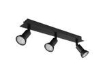 Globo , Schwarz , Metall , 6x9x40 cm , CE , verstellbare Spotlights ,