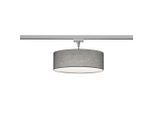 Trio Leuchten , Grau , Textil , 16.3 cm , Beleuchtung, Innenleuchten, Schienensysteme