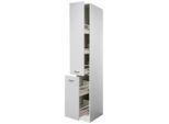FlexWell , Weiß , Holzwerkstoff , einzeln stellbar , 30x200x57.1 cm , Made in Germany , individuell planbar ,