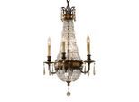 Elstead Lighting , Bronzefarben , Metall, Glas , 70 cm , Grüner Punkt, RoHS , mit Behang , Beleuchtung, Innenleuchten, Hängeleuchten, Kronleuchter