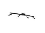 Trio Leuchten , Schwarz , Metall , 23x8.5x133 cm , Farben fixierbar ,