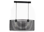 Möbelix , Schwarz , Metall , 27x90x60 cm , Beleuchtung, Innenleuchten, Hängeleuchten, Hängeleuchten mehrflammig