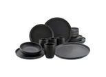 Creatable , Schwarz , Keramik , Uni , 370 ml,400 ml , Kochen & Essen, Geschirr, Geschirrsets, Kombiservices