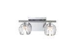 Elstead Lighting , Chromfarben , Metall, Glas , 16.6x15.2x33.4 cm , RoHS ,