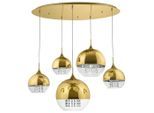 Maytoni , Goldfarben , Metall, Glas , 62x95x91 cm , CE , beliebig kürzbar , Beleuchtung, Innenleuchten, Hängeleuchten, Esstischlampen