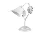 Möbelix , Silberfarben, Weiß , Metall , 35 cm , Beleuchtung, Innenleuchten, Tischlampen, Tischlampen