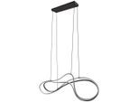 Trio Leuchten , Schwarz , Metall , 24x150x113 cm , Beleuchtung, Innenleuchten, Hängeleuchten, LED-Hängeleuchten