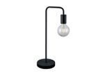 Trio Leuchten , Schwarz , Metall , 15x51x23.5 cm , Schnurschalter , Beleuchtung, Innenleuchten, Tischlampen, Tischlampen