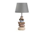 Möbelix , Schwarz, Blaugrau , Metall , 52 cm , Beleuchtung, Innenleuchten, Tischlampen, Tischlampen