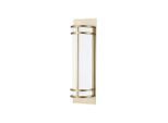 Elstead Lighting , Messingfarben , Metall, Glas , 43.2x12.7x10.2 cm , Europäischer Sicherheitsstandard, Schutzklasse I (Erdungsanschluss), CE ,