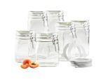 Mäser , Glas , lebensmittelecht, Bügelverschluss, luftdichter Verschluss, auslaufsicher, unbefüllt , Kochen & Essen, Küchenutensilien, Vorratsdosen & Einmachgläser, Einmachgläser