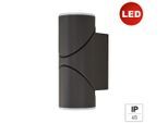 Möbelix , Anthrazit , Metall , länglich , 6.5x8.3x16.5 cm , Europäischer Sicherheitsstandard, Schutzklasse I (Erdungsanschluss) , drehbar, schwenkbar, verstellbare Arme, verstellbare Spotlights, klappbar , Freizeit im Garten, Gartenaccessoires, Gartendeko
