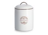 Zeller Present , Weiß , Keramik , 2,9 l , rund , 18x18x25 cm , Kochen & Essen, Küchenutensilien, Vorratsdosen & Einmachgläser, Vorratsdosen