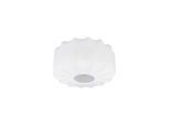 Möbelix , Schwarz, Weiß , Metall, Textil , 22.5 cm , Beleuchtung, Innenleuchten, Deckenleuchten