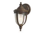 Elstead Lighting , Bronzefarben , Metall, Glas , 16.7x32.1x19.1 cm , RoHS ,