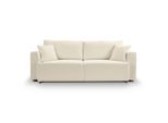 Mid.you , Creme , Textil , Füllung: Polyurethan (PUR),Polyurethan (Pur) , 250x95x99 cm , Made in EU, FSC MIX , Liegefunktion, Schlafen auf Sitzhöhe ,