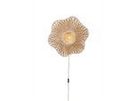 Good & Mojo , Naturfarben , Naturmaterialien , Blume , 15 cm , Beleuchtung, Innenleuchten, Wandleuchten, Wandleuchten