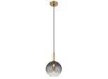 Globo , Klar, Messingfarben , Metall, Glas , 120 cm , CE ,